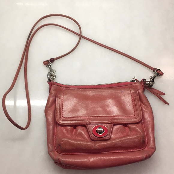 Coach Handbags - 2000’s Era coral Coach purse